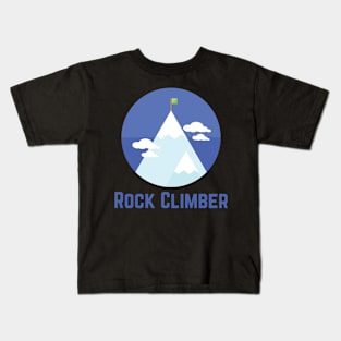 Rock Climber Kids T-Shirt